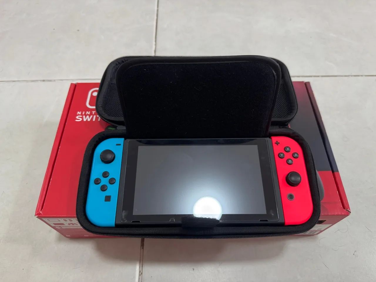 Nintendo Switch v2 com case e pelicula  - Foto 4