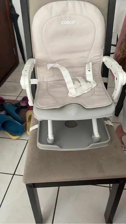 Cadeira alimentação portátil dobrável Cosco - Foto 5