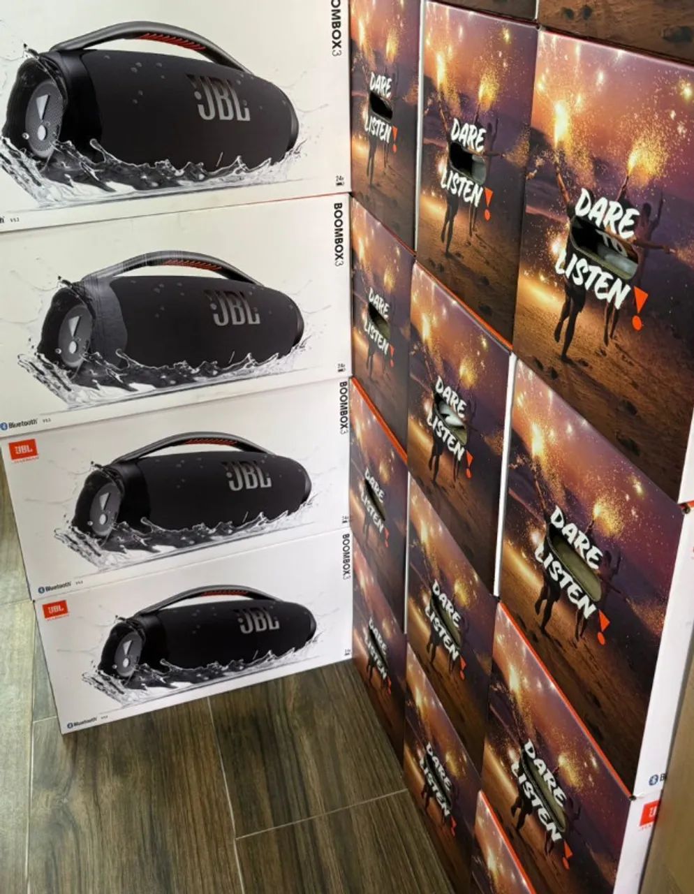 jbl boombox 3 lacrada zero na caixa com nota.