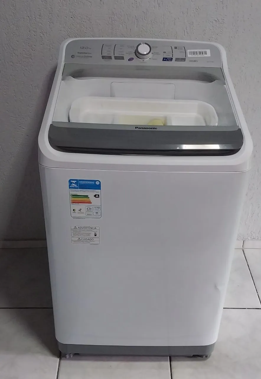 Máquina de Lavar Panasonic 12Kg( NOVA/MOSTRUÁRIO)