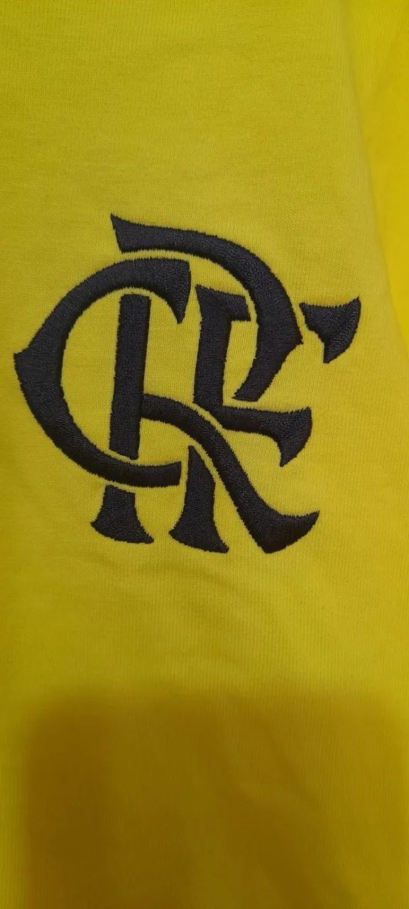 Camisa flamengo adidas  ( manga longa  / amarela  ) - Foto 3