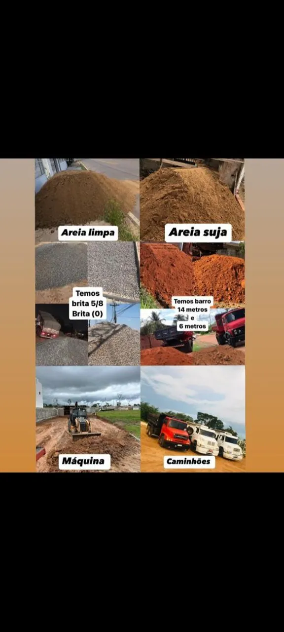 Areia e Brita para Construção