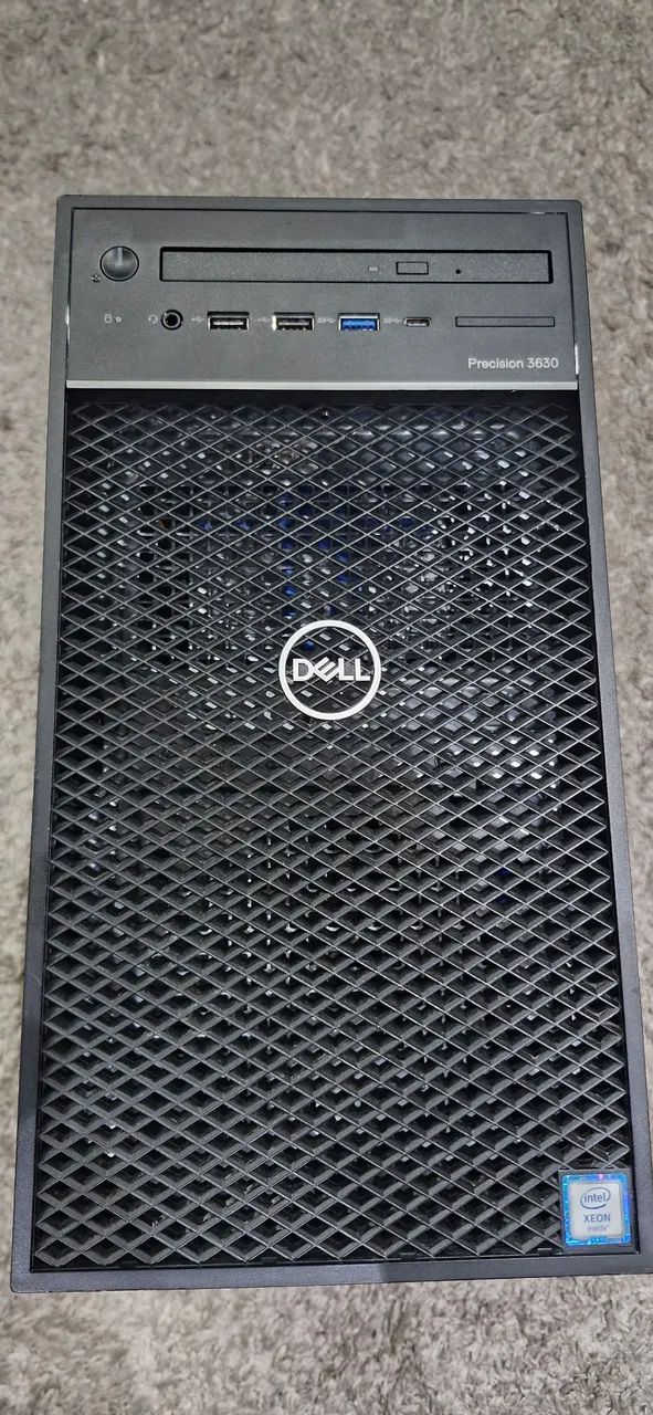Dell Precision Tower 3630, Xeon E-2246G, 8gb, nvme 256gb, Nvidia