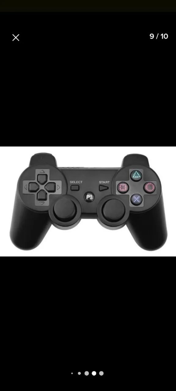 controle PS3 compatível..... controle wirelles