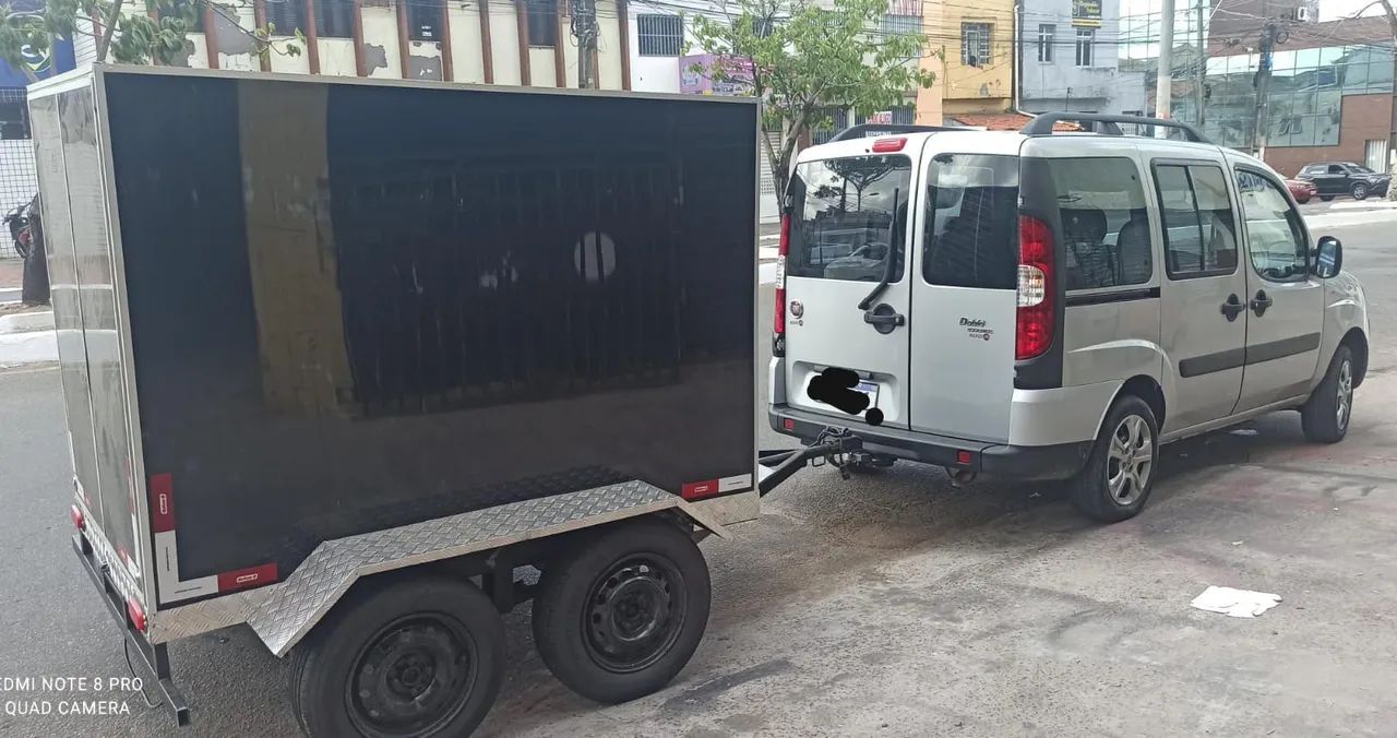 Carretinha Baú Emplacada / Várias utilidades  - Foto 3