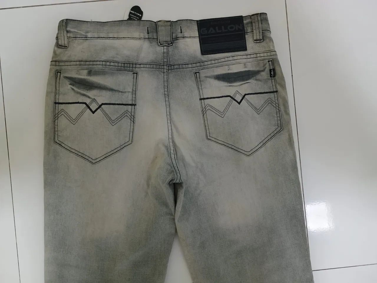 Calça Jeans Cinza - Foto 4