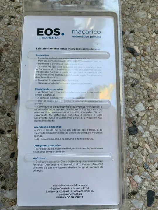 Maçarico automático portátil EOS - Foto 5