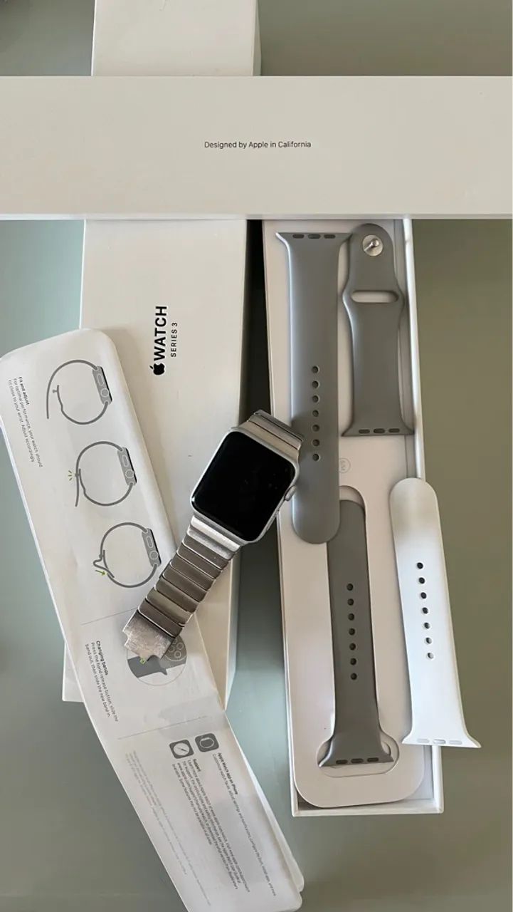 Apple Watch Series 3 42mm TODO ORIGINAL 97% DE BATERIA 