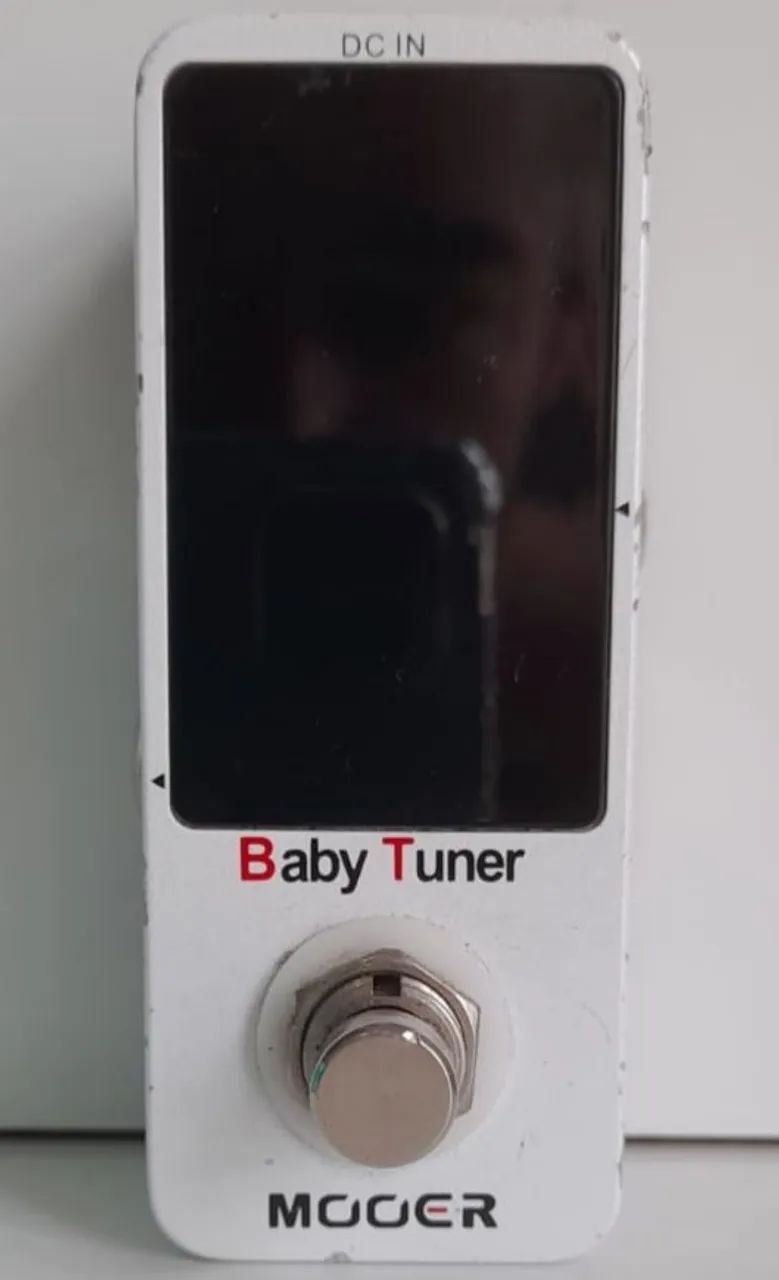 Pedal Mooer Baby Tuber Afinador cromático truebypass para guitarra baixo violão