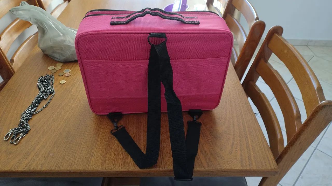 Bolsa de Viagem Rosa - Foto 2