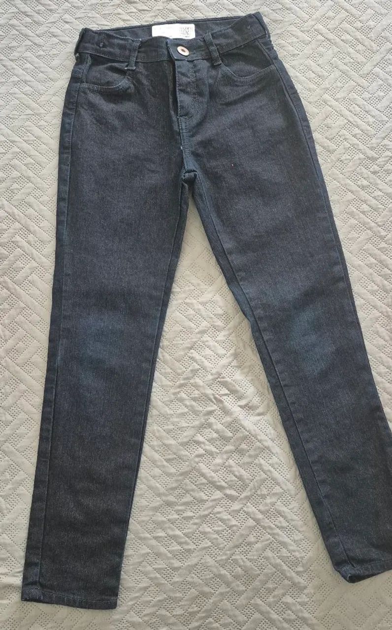 Calça Jeans Skinny Azul Escuro - Foto 5