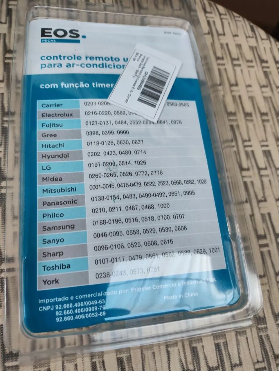 Controle Remoto Ar Condicionado EOS universal  - Foto 5