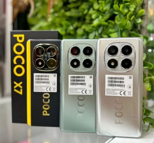 Poco x7 5G NFC 256GB/08GB Ram Lacrado Capa Pelicula Fone+ Entrega Gratis