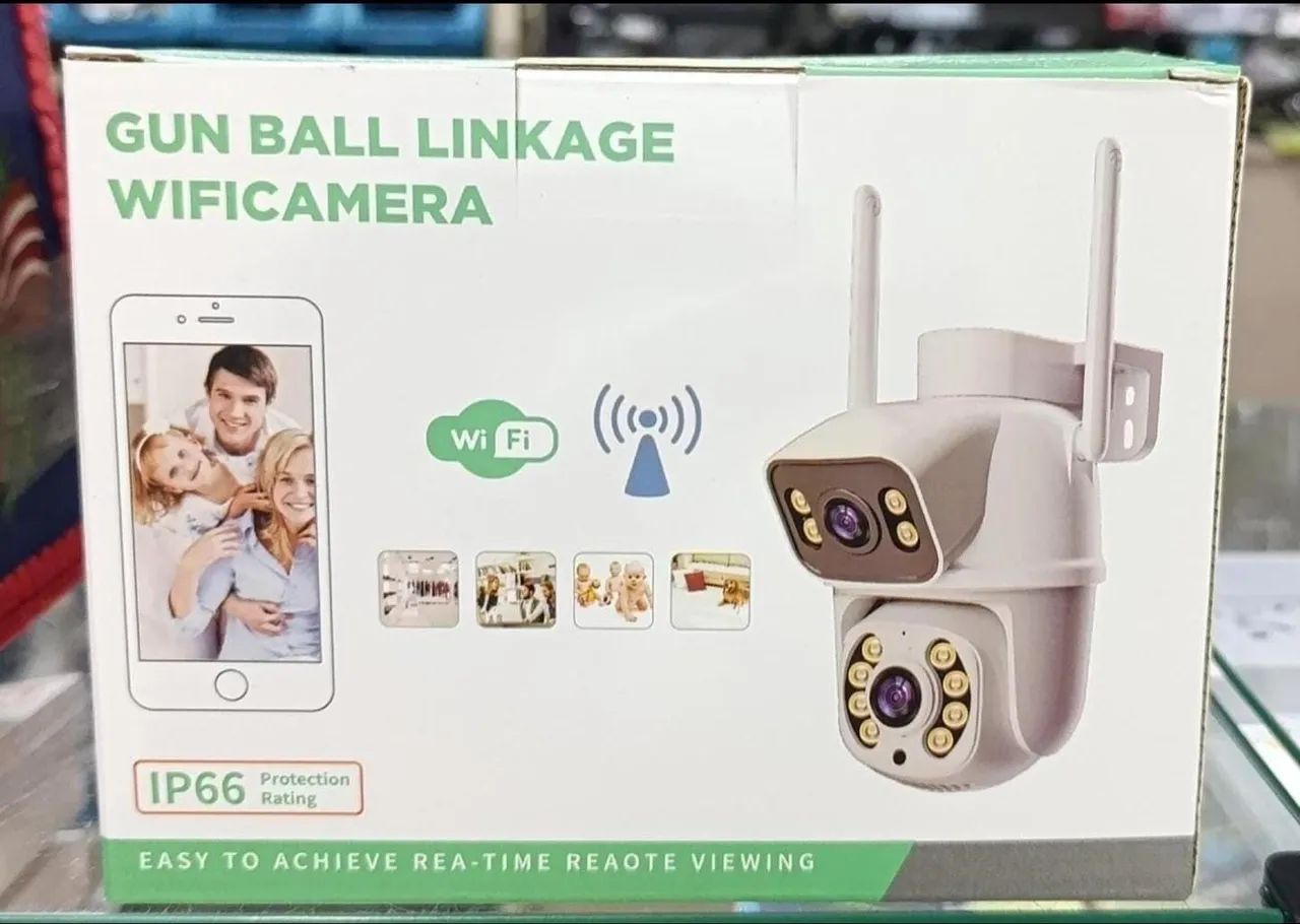 Câmera de Segurança WiFi IP66 - Dupla Lente - entrega grátis - Foto 5