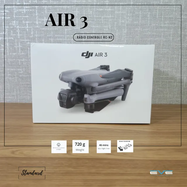 DJI Air 3, controle RC-N2 (Standard)
