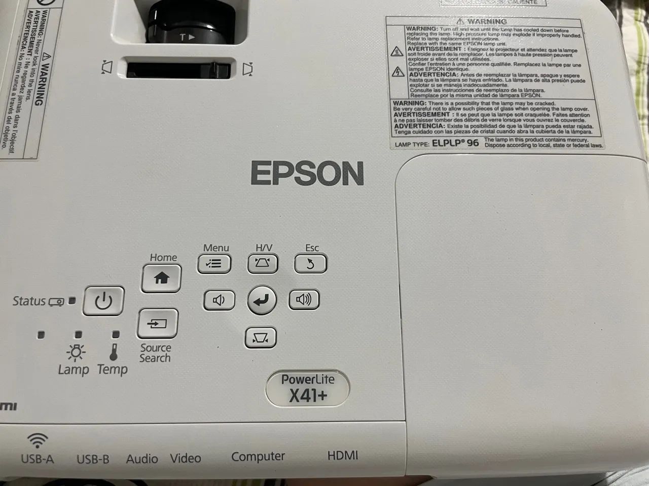 Projetor Epson PowerLite X41+ - Foto 3