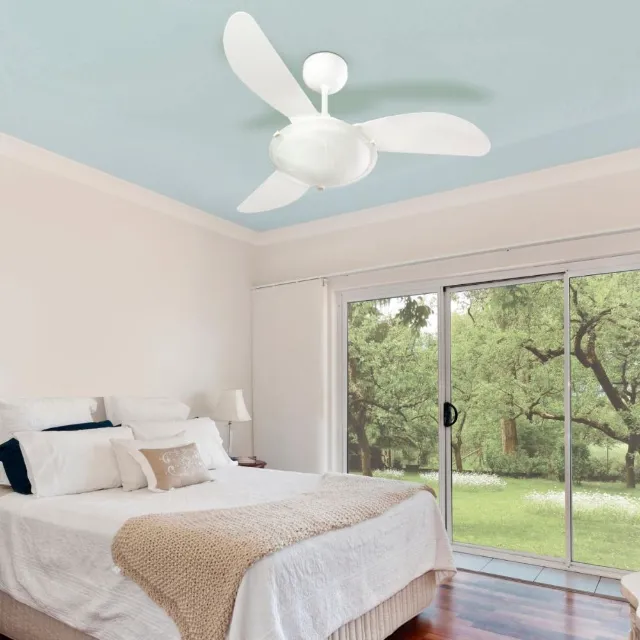 Ventilador De Teto Ventisol Sunny Premium Branco C/ Controle