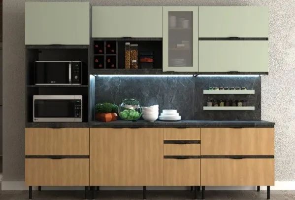 Cozinha Modulada/2,70LX2,22AX0,508P, R$ 4.980,00!