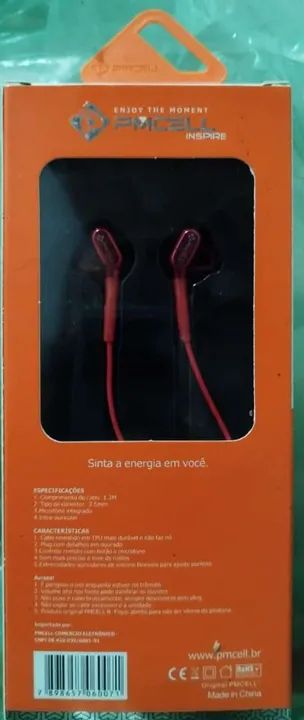 Fone de Ouvido PMCELL FO-24 Stereo - Foto 2
