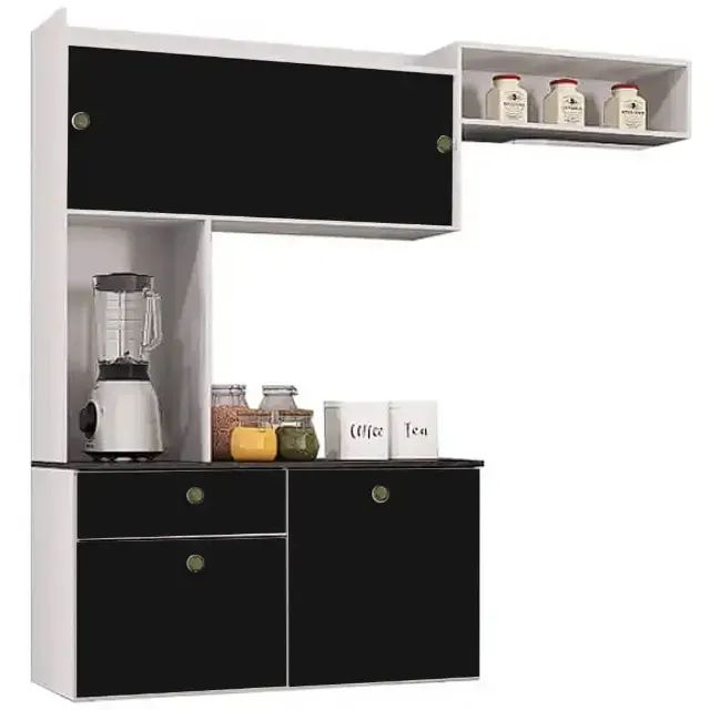 Cozinha Suspensa Lara 4 Portas 1 Gaveta Poquema - Foto 4