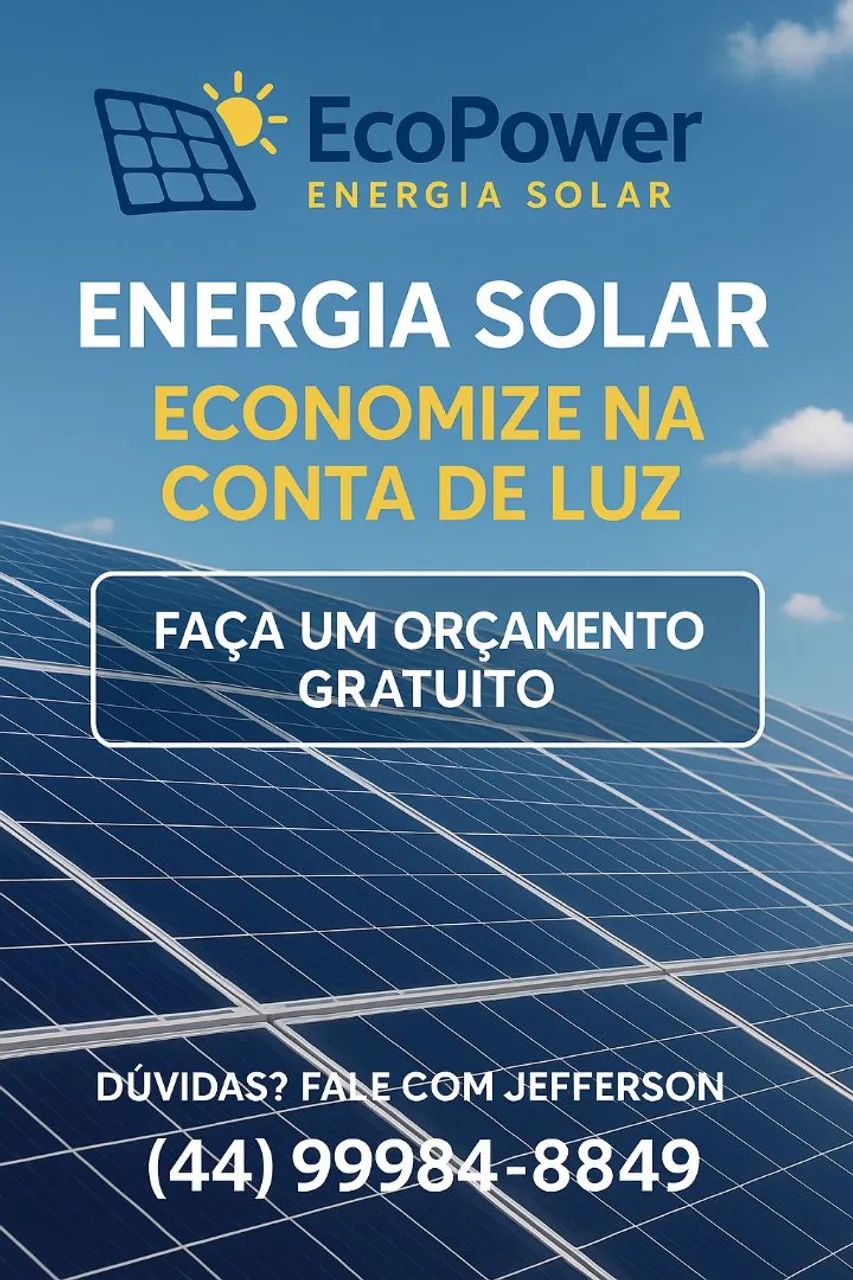 Kit painel solar com inversor energia limpa - Foto 2