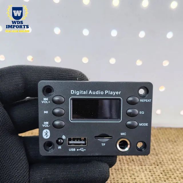 Placa de Som Decodificadora Amplificada USB Bluetooth 25W