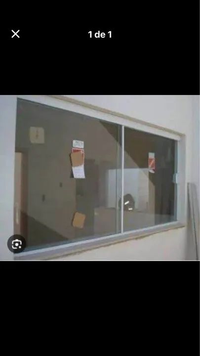 Janela blindex 2 folhas nova 