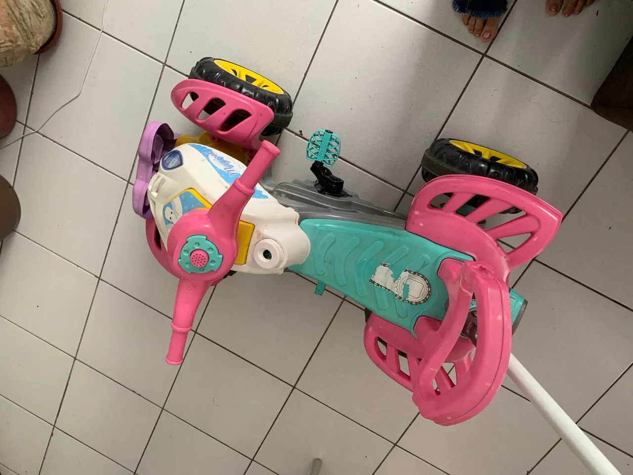 Triciclo Infantil Rosa e Azul