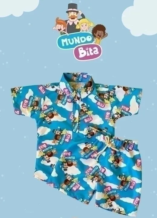Conjunto Mauricinho Temático Mundo Bita M (3-4anos)