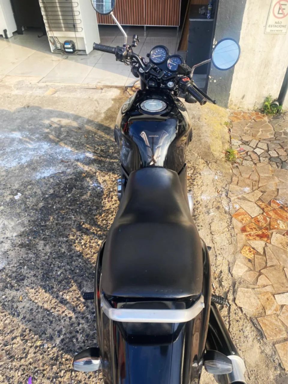 cb  500  2002  preta  zerada