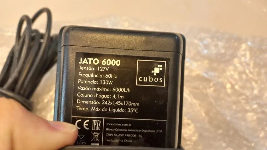 BOMBA SUBMERSA AQUARIOS E LAGOS - Foto 3