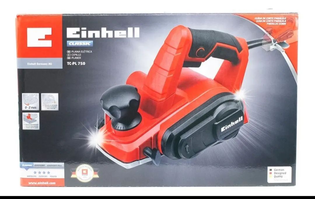 Plaina eletrica einhell 750w 110v profissional  - Foto 2