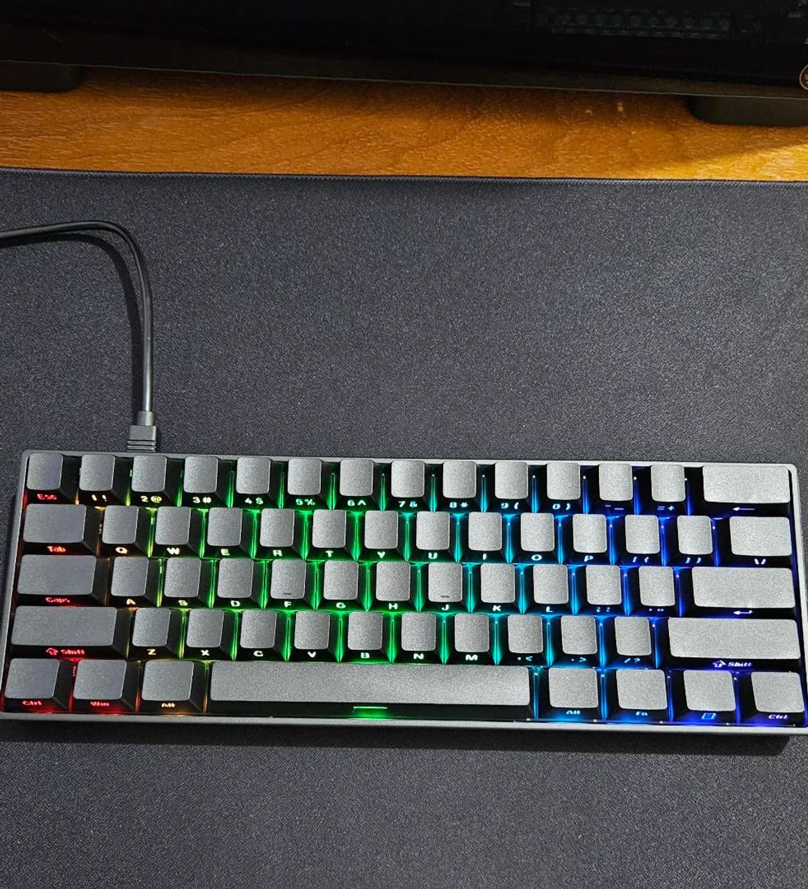 Teclado Com Switch Magnético Akko Fun 60 PRO 8KHZ 0.01MM (NOVO! SEM USO) - Foto 5