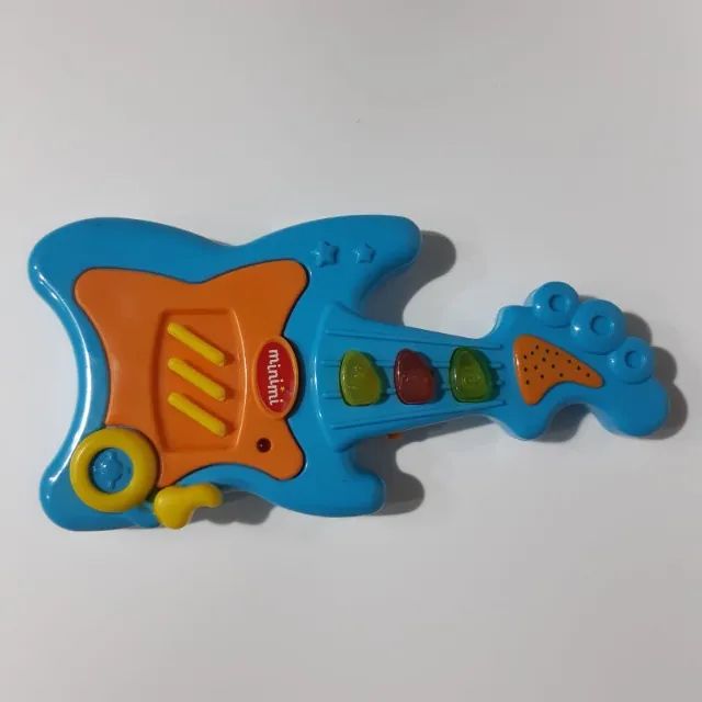 Guitarra de brinquedo Minimi com Som e Luz