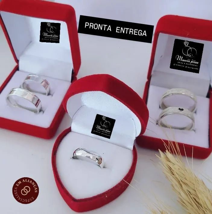 ALIANÇAS NOIVADO E CASAMENTO BANHADAS A OURO 18KILATES  - Foto 3