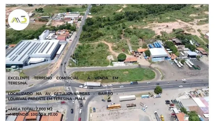 Terreno comercial á venda Teresina na Av Getúlio Vargas  com 7.000 M², ideal para loja e g