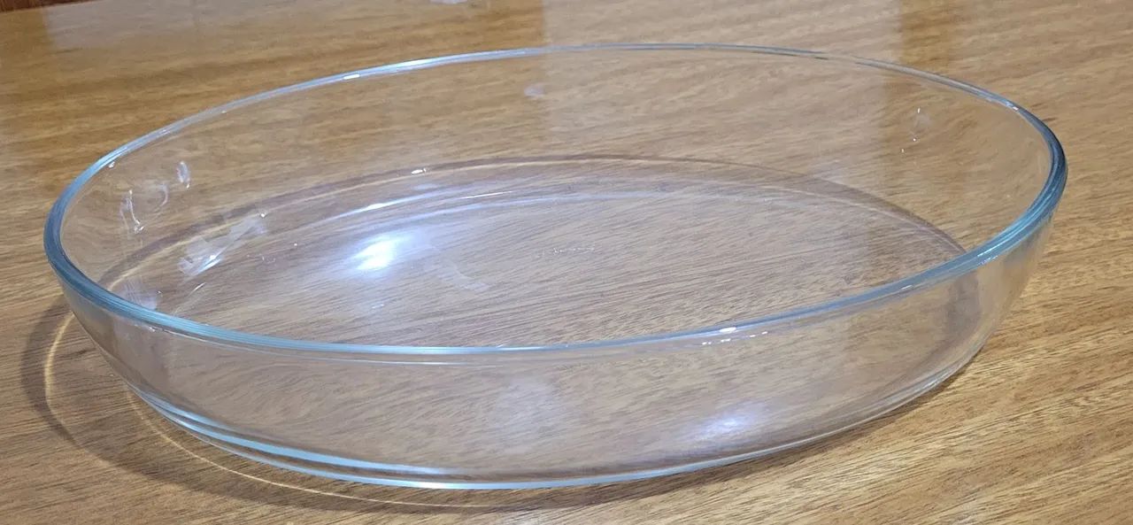 Assadeira oval de Vidro  - Foto 2