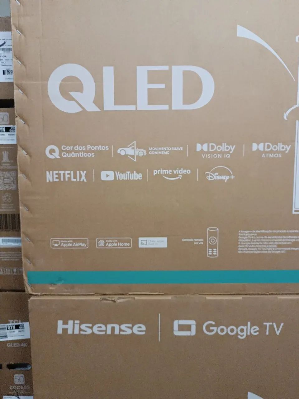 TV 55 QLED HISENSE ANDROID 4K COMPLETA  - Foto 5