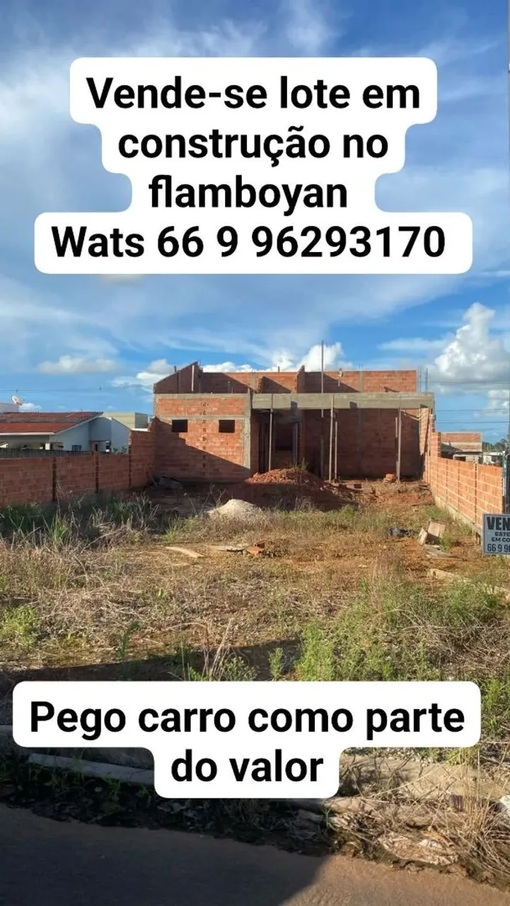 Edicula em construção, residencial flamboyan.
