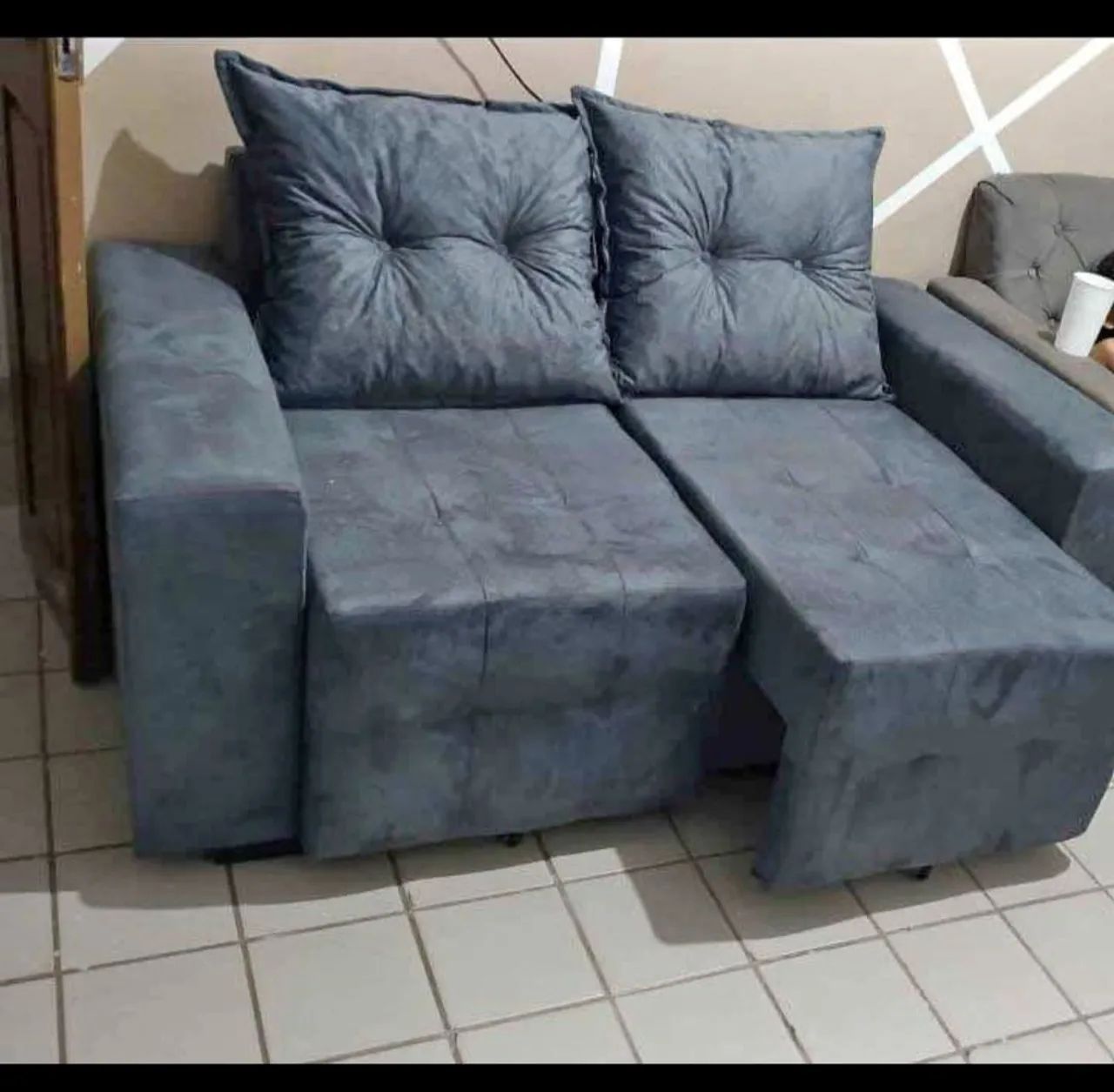 Sofá retrátil 2 e 3 lugares