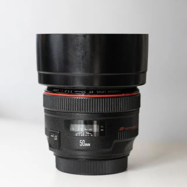 Lente Canon Ef 50mm F/1.2l Usm - Acessórios para Câmeras e
