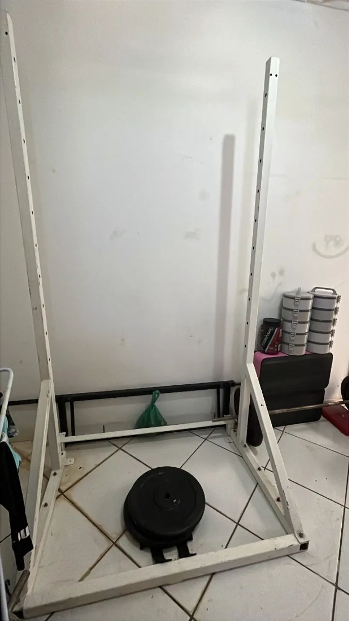 Vendo barra guiada smith robusta ferro macico - Foto 4