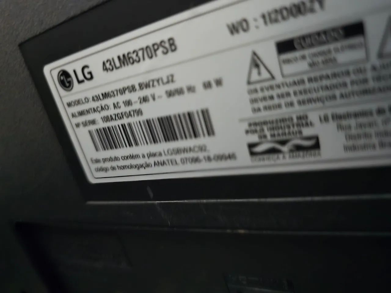 TV LG 43 polegadas  - Foto 3
