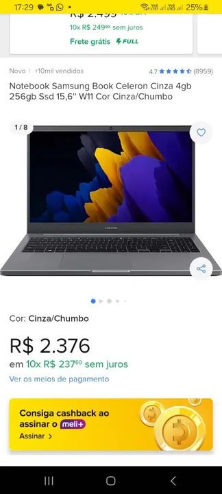 Notebook Samsung tela 15,6 - Foto 5