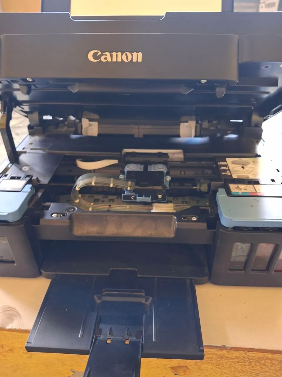 Impressora cannon (retirada de peças), funciona mas nn sai impressâo. - Foto 3