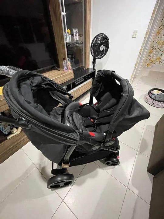 Carrinho de bebê + bebê conforto Cosco Nexus - Foto 2