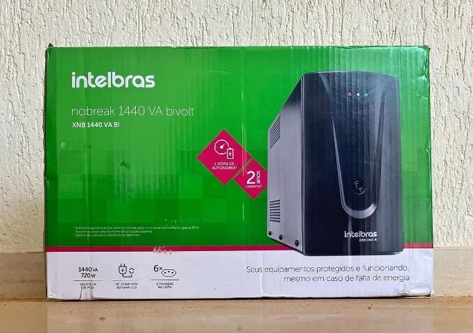 Nobreak Intelbras 1440VA bivolt 6 tomadas - XNB1440 - NOVO - Na Caixa  - Foto 4