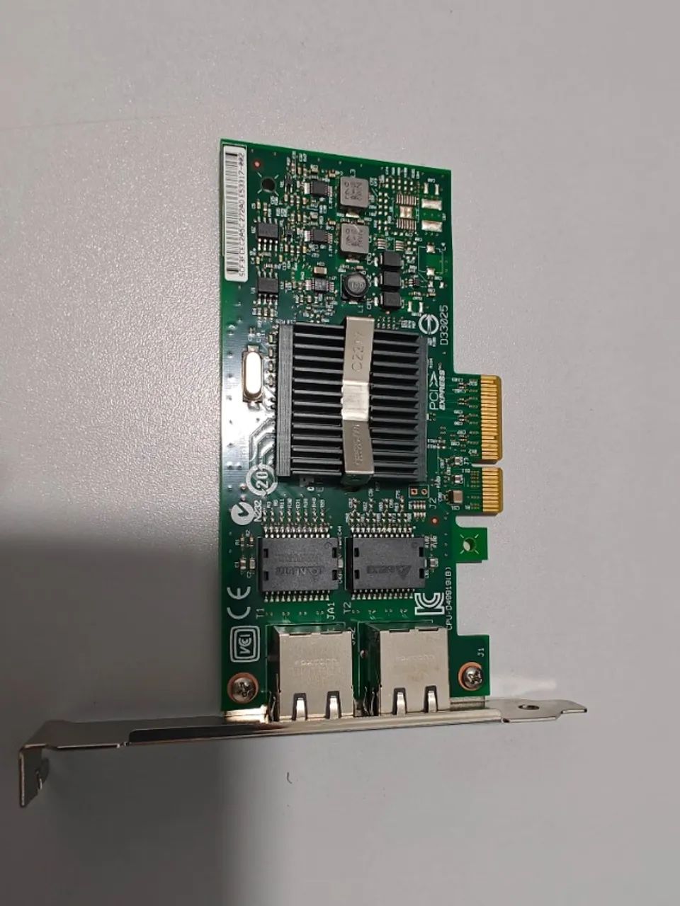 Placa Rede Ibm 00e0836 Pcie 1gb 2 Portas Rj45