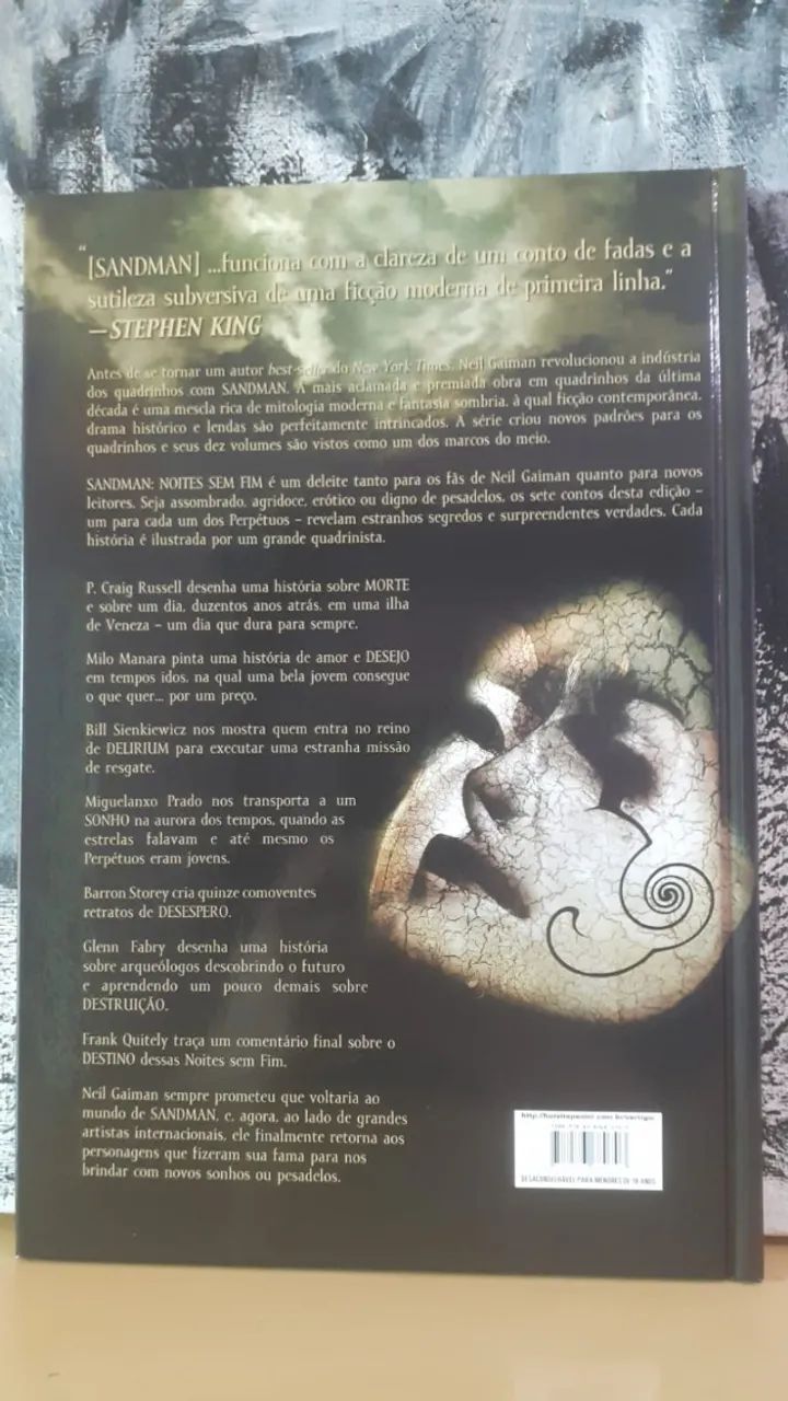 HQ Sandman Noites Sem Fim (Panini Comics) - Foto 2