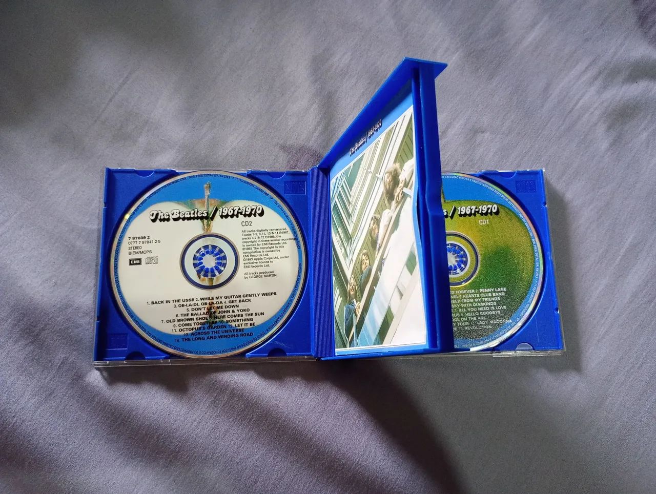 Cd Music The Beatles Álbum Duplo Azul 1967 - 1970